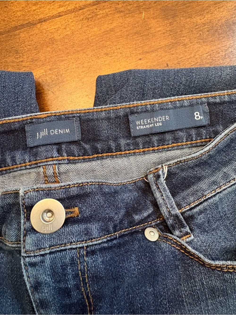 J. Crew Weekender Straight Leg Jeans in Dark Indigo